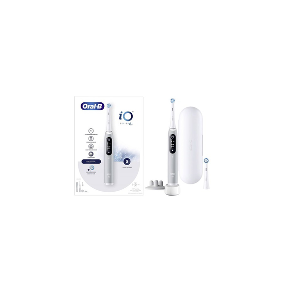 Oral-B iO 6S Voksen Vibrerende tandbørste Grå, Hvid
