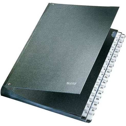 Leitz 58310095 előrendező mappa Fekete A4 (10K229A)