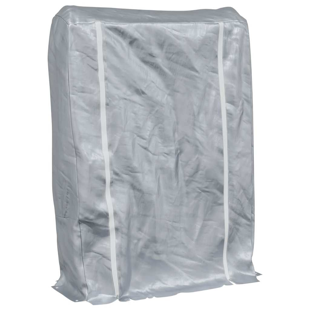 Tűzifa állvány esővédővel 100x25x150 cm Horganyzott acél (4100708)