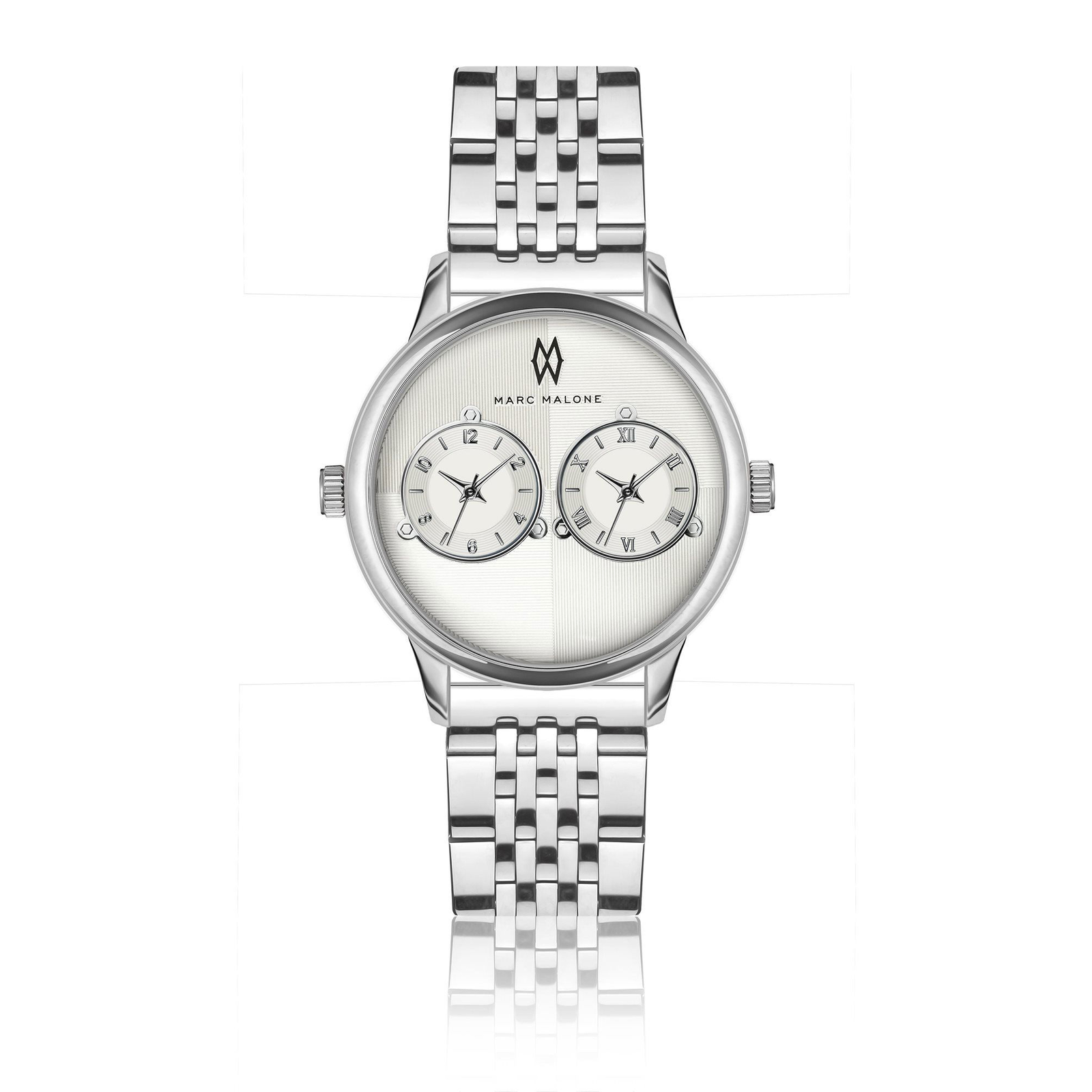 MARC MALONE Louis Silver Steel CBC-4620 (8656614224152)