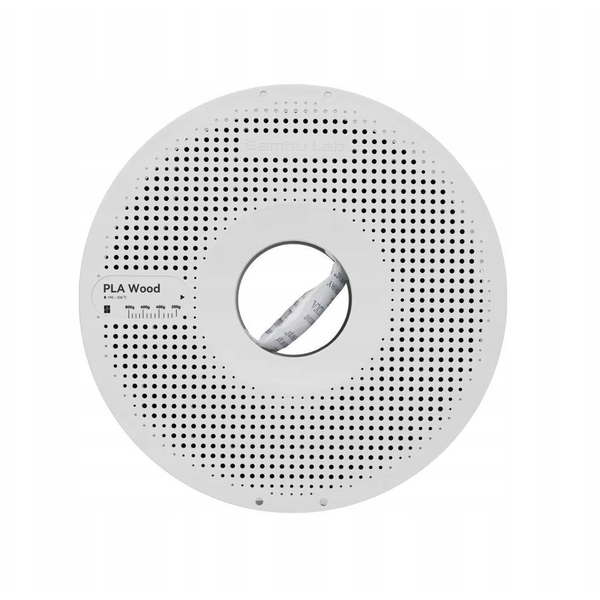 Filament Bambu Lab PLA Wood 1,75mm 1kg - w zestawie z wielorazową szpulą - White Oak}