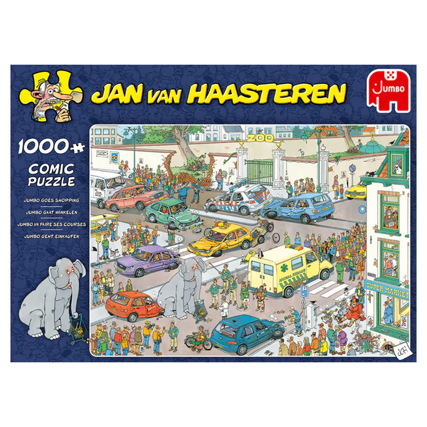 Jan van Haasteren Goes Shopping 1000 pcs Пъзел 1000 броя Комикс
