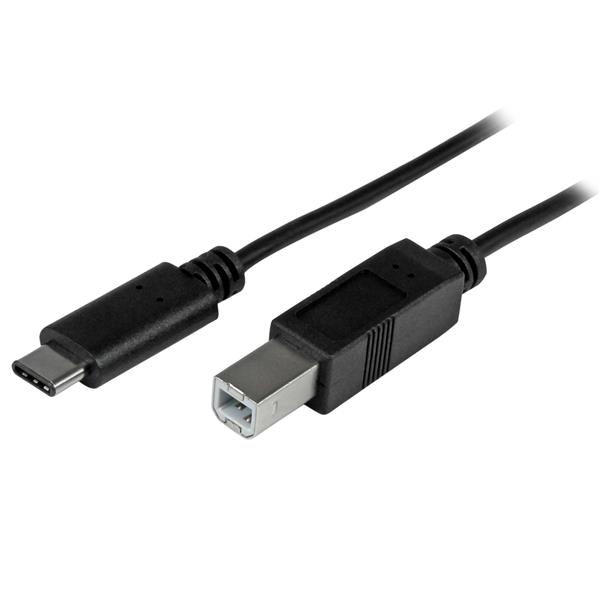 StarTech.com USB2CB2M USB-kabel USB 2.0 2 m USB C USB B Sort