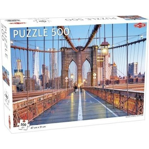 Tactic Brooklyn Bridge, New York 500 pcs Puslespil 500 stk By