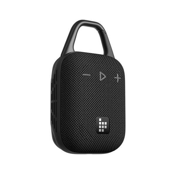 Tronsmart MIRTUNE H1 bluetooth hordozható hangszóró (v5.3, 2000mAh belső akku, 50W, IPX7 vízálló, karabíner) FEKETE (MIRTUNE H1 BLACK) (MIRTUNE H1 BLACK)
