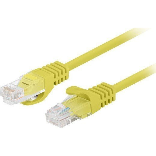 Patchcord KAT.6 Utp 3M žlutý Fluke Passed