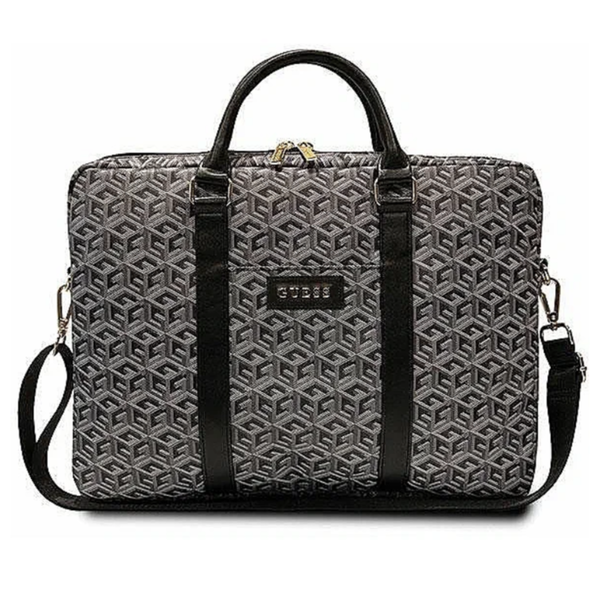 Geanta Guess PU G Cube Computer Bag 15/16" Black
