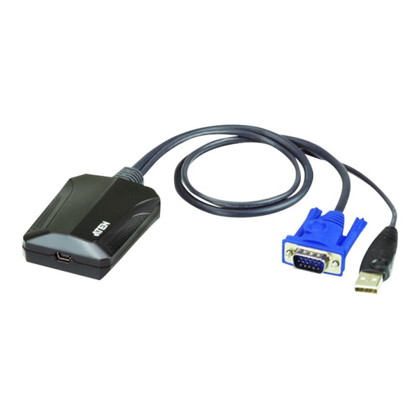 ATEN CV211 KVM-kabel Sort, Blå