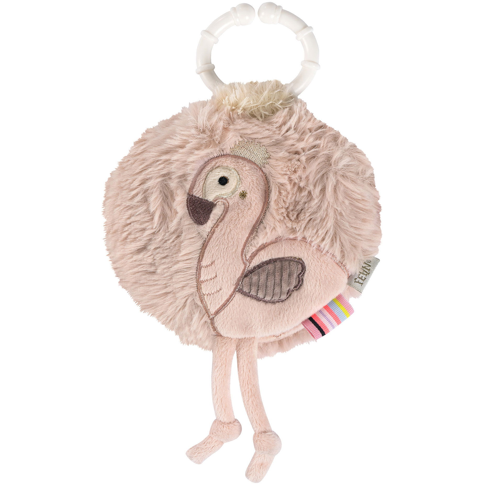 Baby Fehn Plush Book Flamingo Pink (4001998042306)