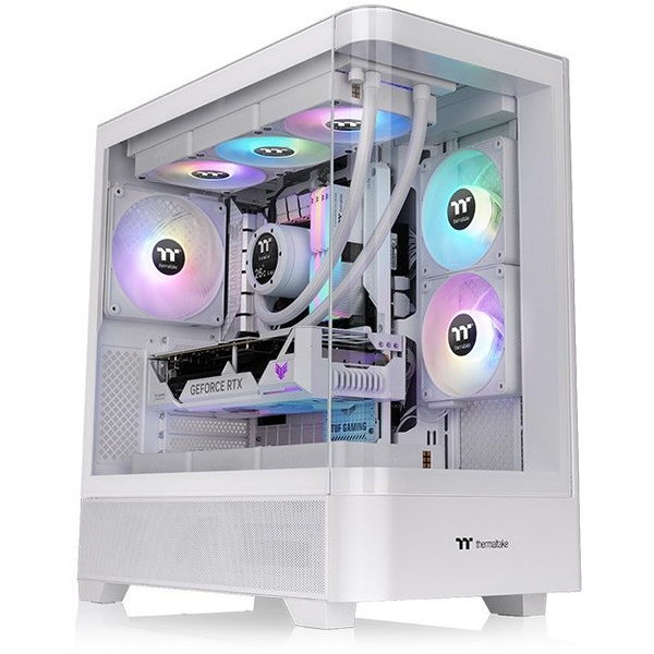 Thermaltake View 290 TG ARGB táp nélküli ablakos Mid Tower számítógépház fehér