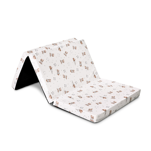 LORELLI Classic összehajtható matrac 60x120x5 - bear and pillow