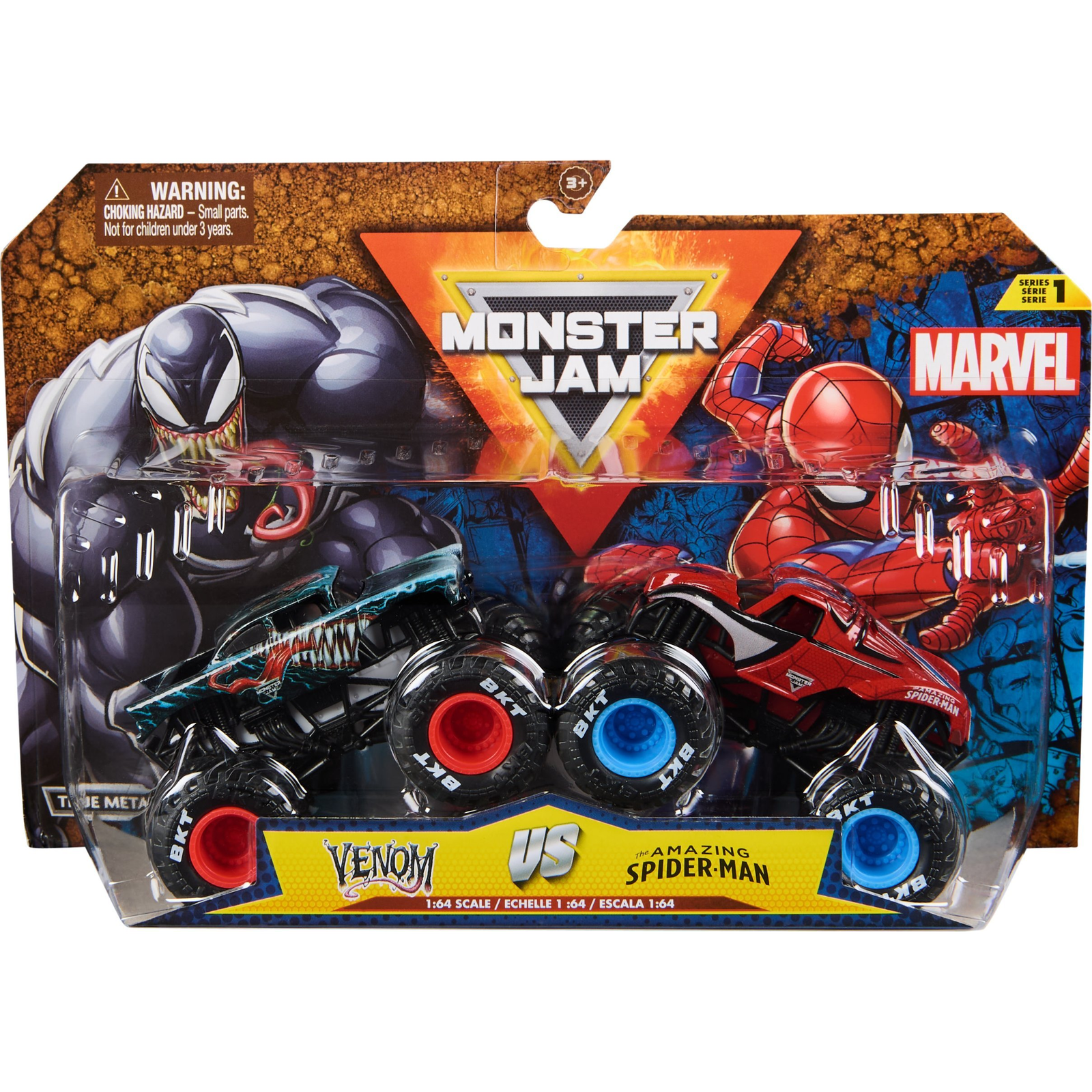 Monster Jam Marvel Venom Vs. The Amazing Spider-Man (6071942)