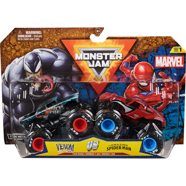 Monster Jam Marvel Venom Vs. The Amazing Spider-Man