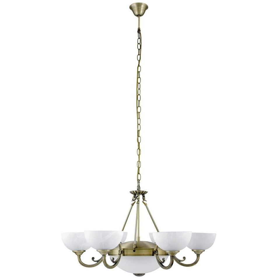 Rábalux - csillár láncon 6xE14/40W + 2xE27/60W (69966)