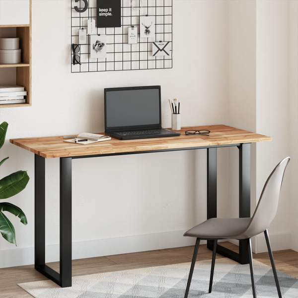 olajbevonatú tömör akácfa fürdőszobapult 140 x 60 x 2 cm