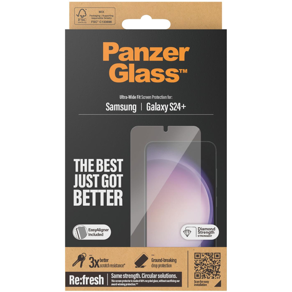 PanzerGlass Ultra Wide Fit Klar skærmbeskytter 1 stk