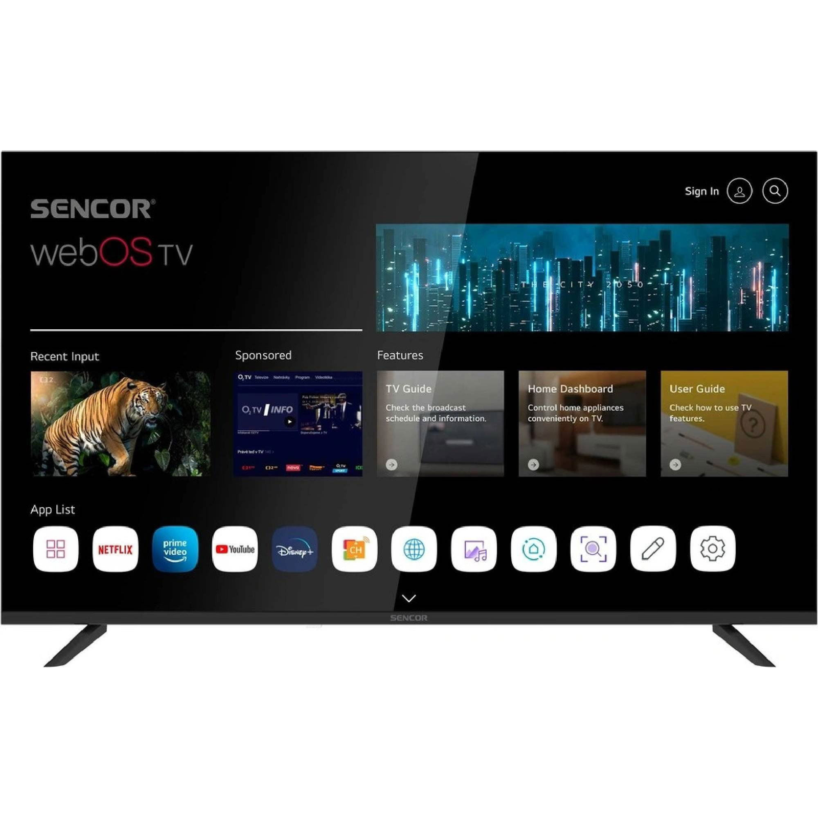 43" Sencor SLE 43US804B (SLE 43US804B)