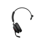 Jabra Evolve2 65, MS Mono Слушалки Безжичен Лента за глава Офис/Център за обаждания USB Тип-A Bluetooth Черен