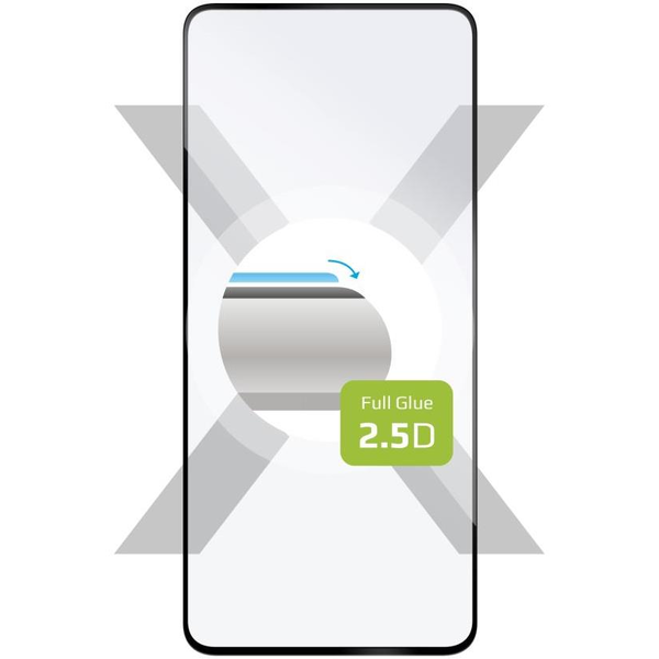 FIXED FullGlue-Cover OPPO Reno12 F 5G üvegfólia - fekete