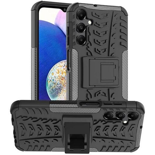 Gigapack Defender Samsung Galaxy A15 5G (SM-A156) autógumi mintás tok fekete (GP-154753) (GP-154753)