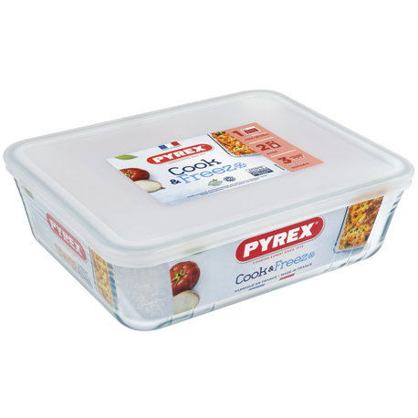 PYREX 243P000/7646 Tárolóedény, üveg, 2,6 l (3137610000728)