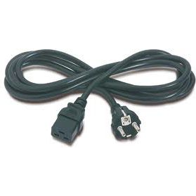 APC Pwr Cord, 15A, 100-120V, C19 to 5-15 Sort 2,5 m
