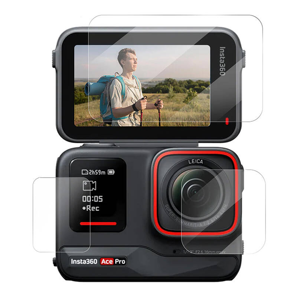 Telesin Insta360 Ace Pro Védő Üveg Szett