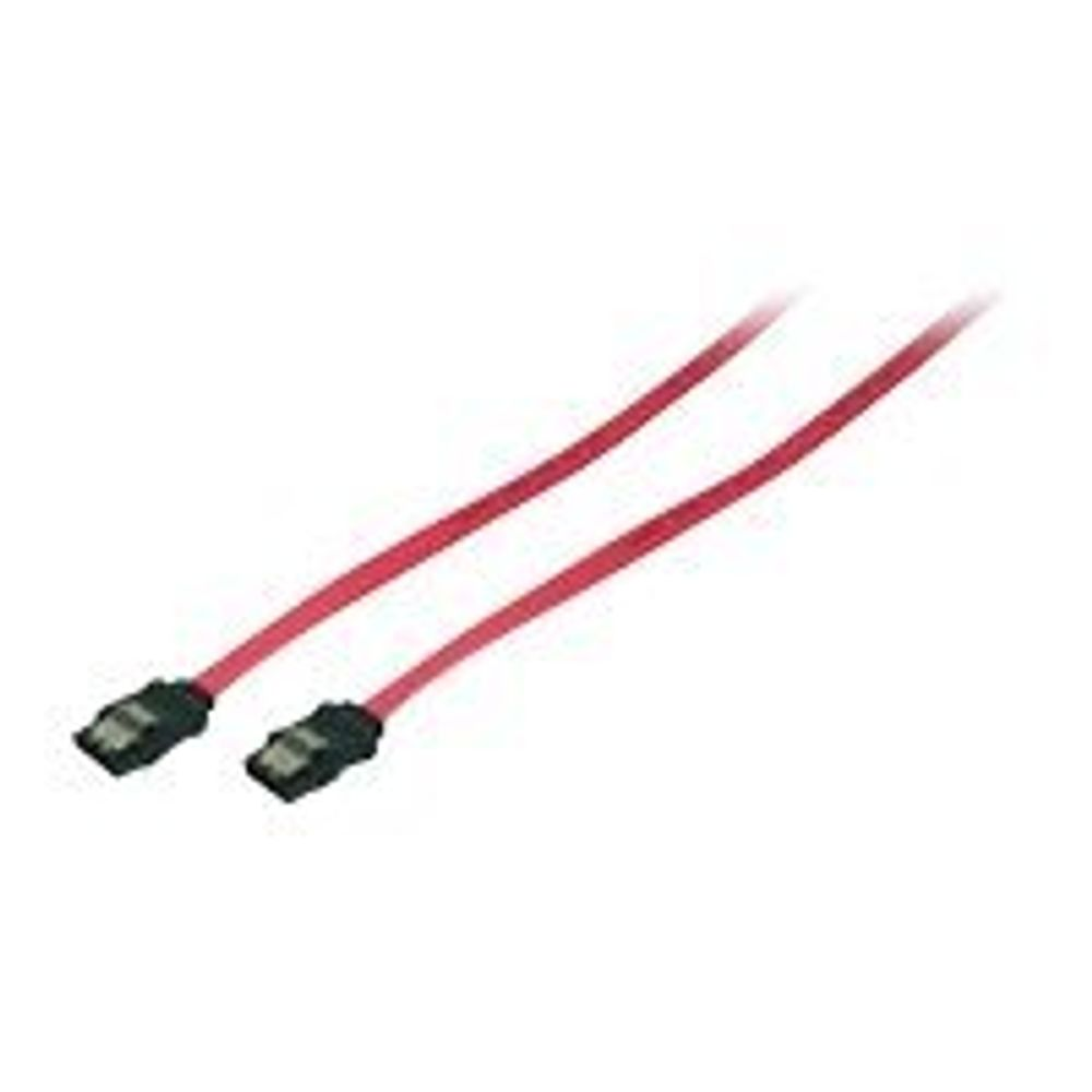 LogiLink S-ATA Kábel, 2x apa, piros, 0,3m (CS0009)