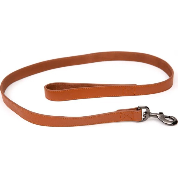  Paw Paw Love - Dog Leash leather (Large, 120x2,5cm) - Cognac