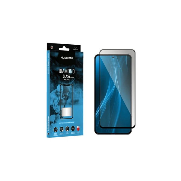 MS Diamond Glass Edge FG Vivo Y17s készülékhez üvegfólia Full Glue fekete