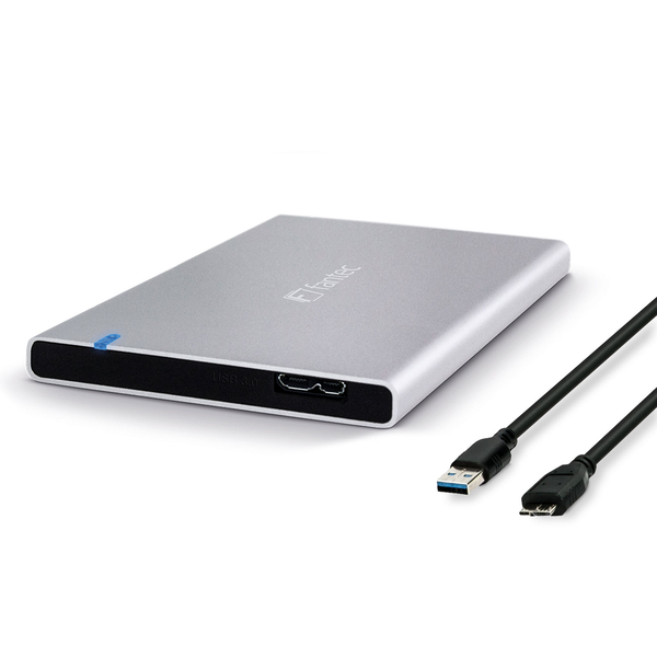 Fantec ALU7MMU3 2.5" USB 3.0 Külső HDD/SSD ház - Ezüst