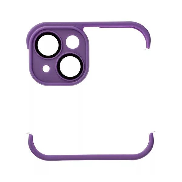 Mini bumper Apple iPhone 14 szilikon tok lila (74483) (MI74483)