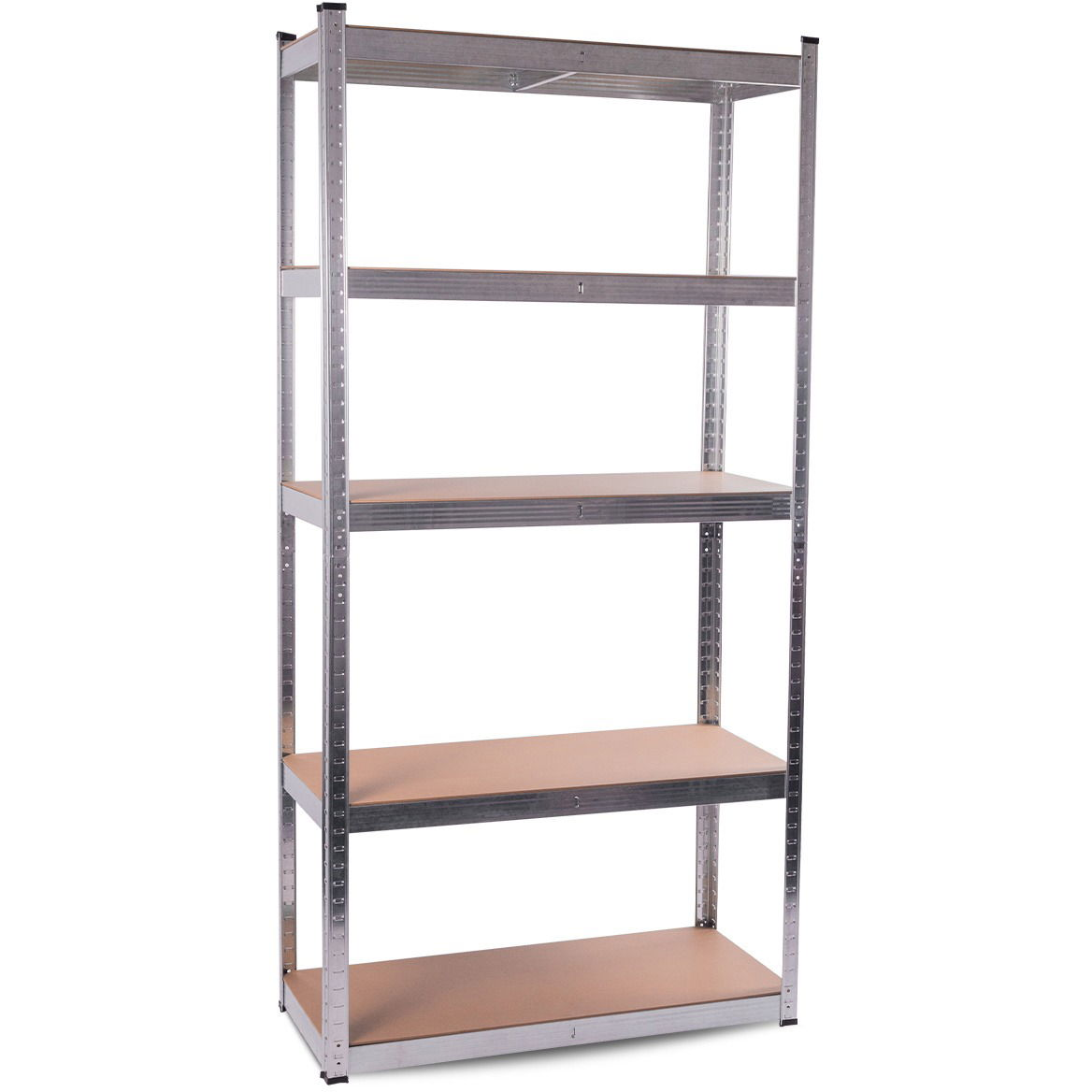 Aga fém polc 180 × 90 × 40 cm, 5 polc, ezüst (MR4600)