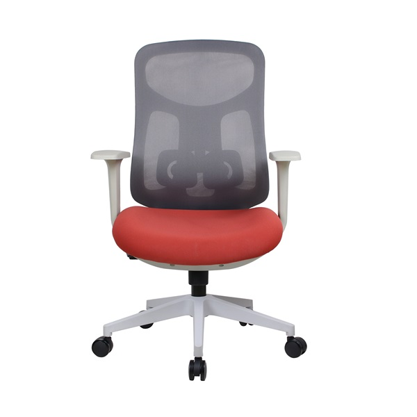 IRISOffice Avalon narancs/szürke ergonómikus, szövet-hálós irodai forgószék háttámasszal (AVALON NARANCS SZÜRKE)