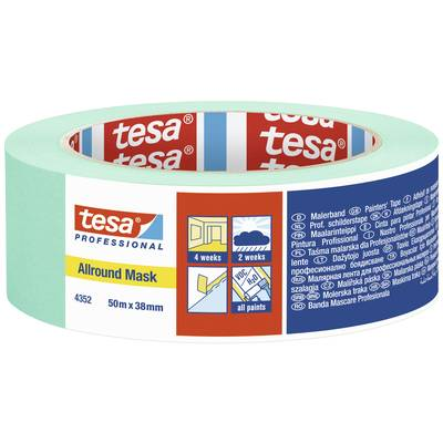 Tesa ALLROUND MASK (04352-00003-00) Krepp szalag Menta (H x Sz) 50 m x 38 mm 1 db (04352-00003-00)