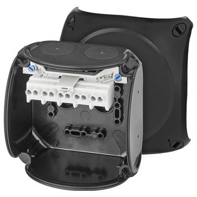 Hensel KX 0404 C 18,4A/690V 5x2x4mm2-kapocs UV-álló 104mm x 104mm x 70mm IP66 KX 0404 C robbanásbiztos kötődoboz (KX 0404 C)