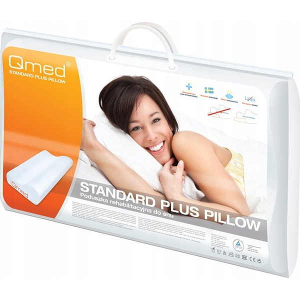 Qmed Standard Plus Memóriahabból készült anatómiai párna - Fehér