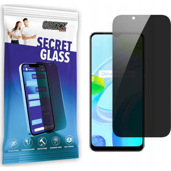 GrizzGlass Szkło prywatyzujące GrizzGlass SecretGlass Realme C30