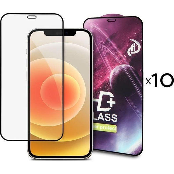 SZKŁO HARTOWANE PREMIUM 9D HD+ MOTO E7i POWER 10SZT CZARNE