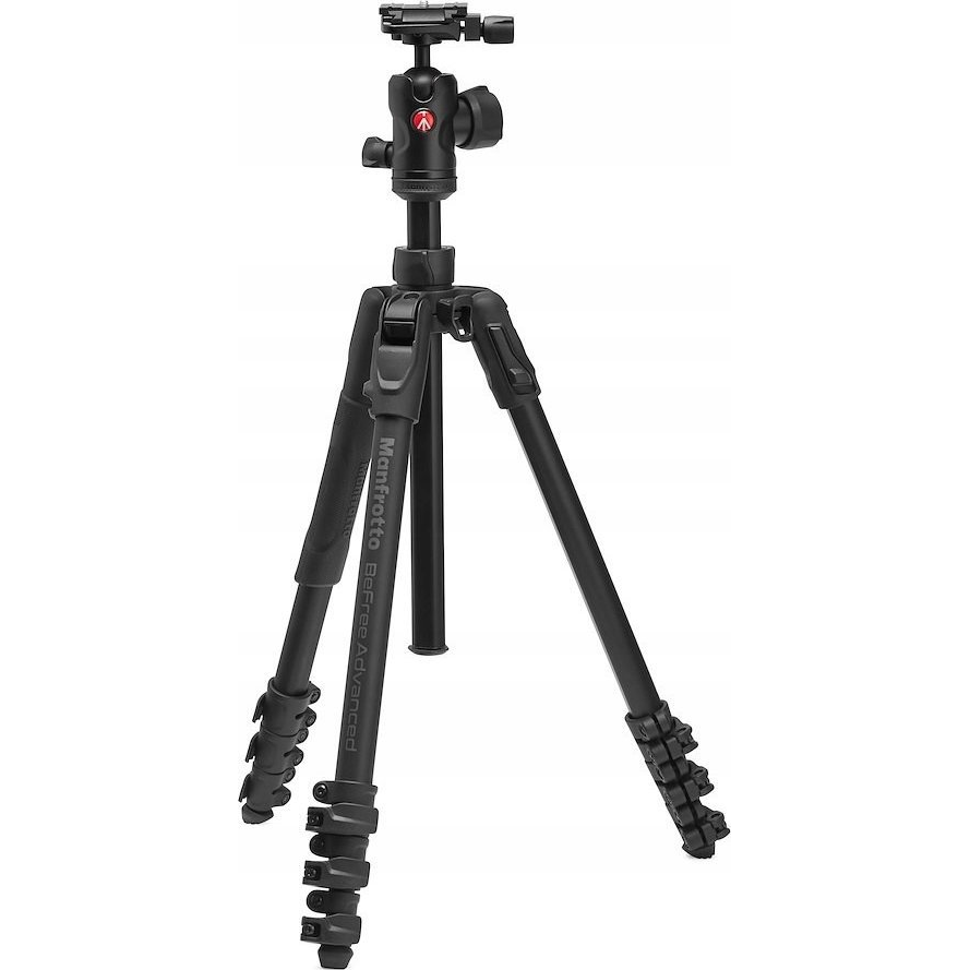 Manfrotto Befree alu állvány csatos zár + gömbfej Arca Swiss (MKBFRLA4FB-BH)