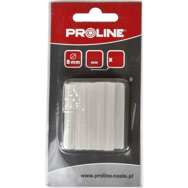 Wkłady klejowe Pro-Line 8 mm x 100 mm przezroczyste 12 szt. 42904