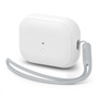 Силиконова каишка Apple AIRPODS PRO 1 / 2 БЯЛА/СИВА