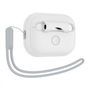 Силиконова каишка Apple AIRPODS PRO 1 / 2 БЯЛА/СИВА