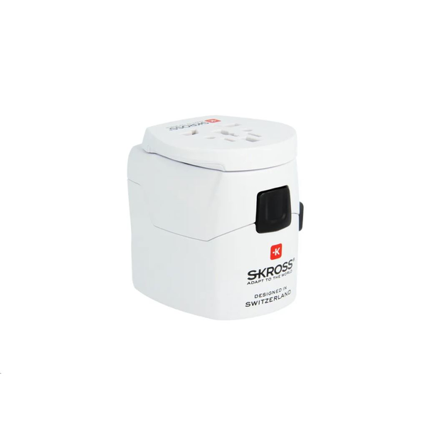 Cestovný adaptér Skross PRO World, max. 6,3 A, uzemnený, vrátane. adaptéra