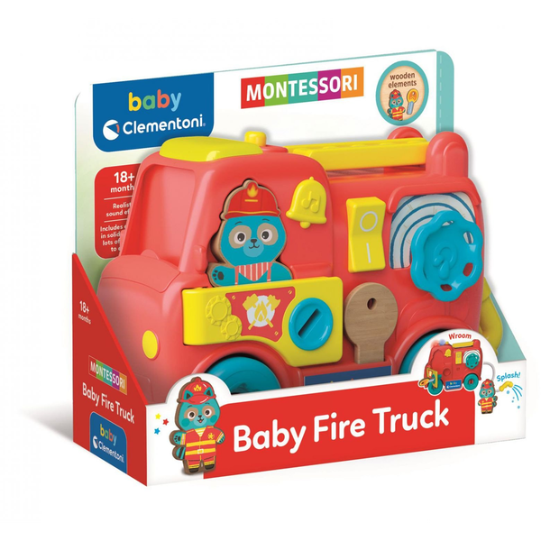 Baby Clementoni Montessori Tûzoltó autó