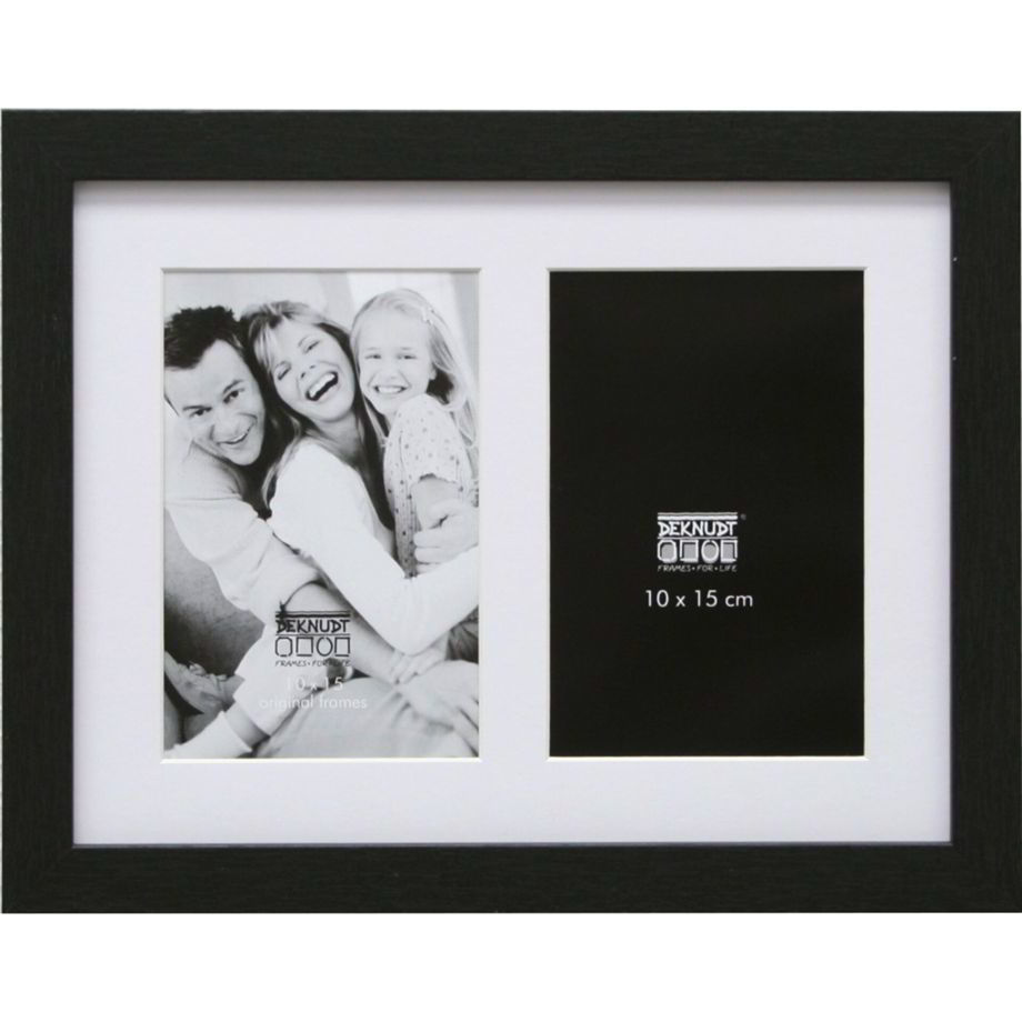 Deknudt S66KA2 Passepartout 29x23 Képkeret - Fekete (S66KA2 10X15)