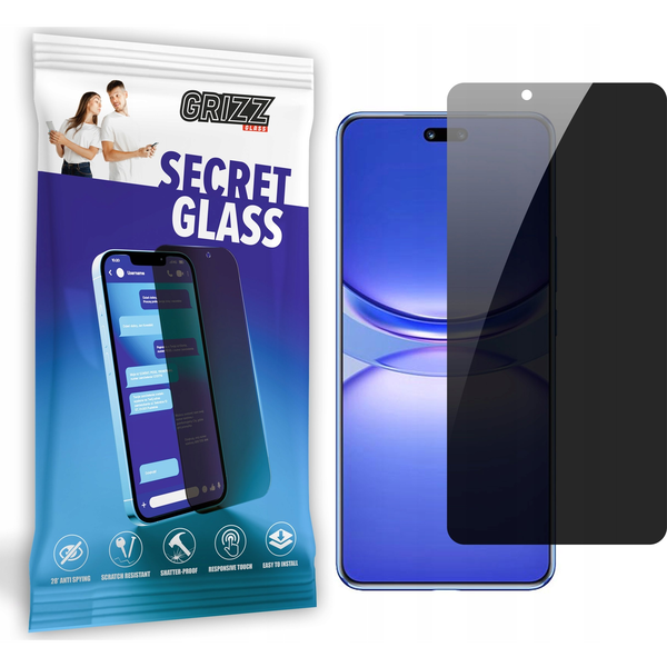 GrizzGlass Szkło prywatyzujące GrizzGlass SecretGlass do Huawei nova 12 Pro