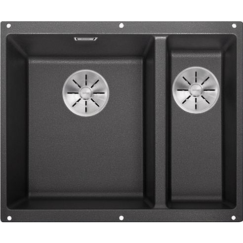 Blanco SUBLINE 340/160-U Silgránit Antracit színű balos exc.n.Gránit mosogatótál (523548) (523548)