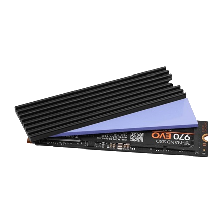 Axagon CLR-M2L3 alumínium passzív hűtő M.2 SSD-hez (CLR-M2L3)