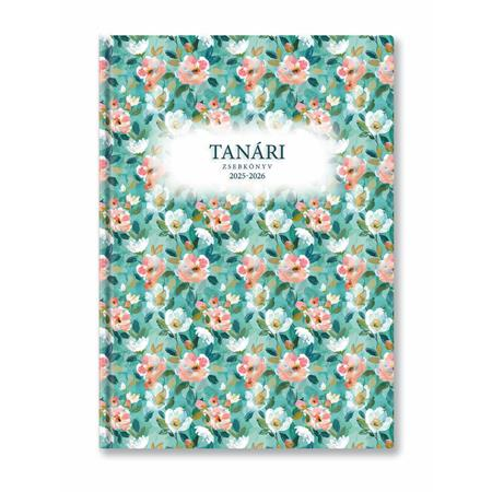 Toptimer Tanári zsebkönyv, 2025/2026 tanév, A5, heti, , " Akvarell" (NKTTMAN25)